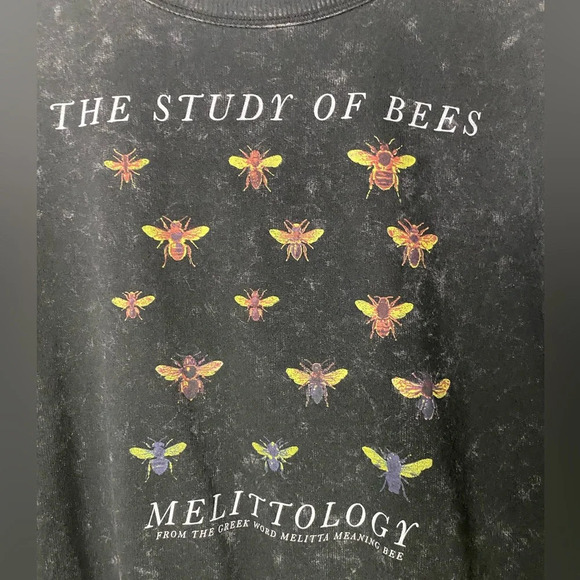 Fifth Sun womens Study of Bees Sweatshirt size small - Picture 2 of 8